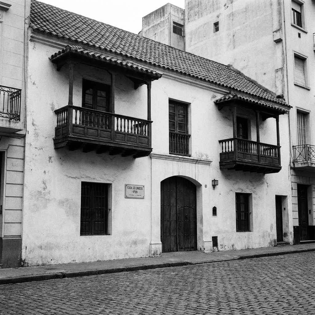 Fachada con balcones volados restaurados