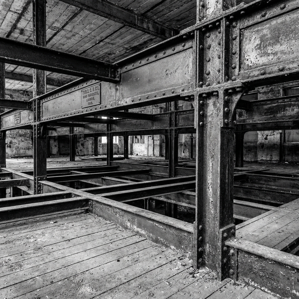 Estructura metálica de entrepiso consolidada